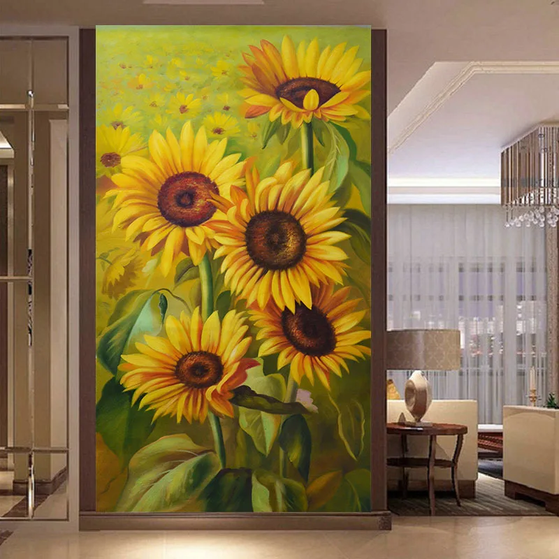 

FULL 5d diy diamond Painting Cross Stitch 3d Diamond embroidery kits sunflowers animal picture Mosaic pattern home decor gift