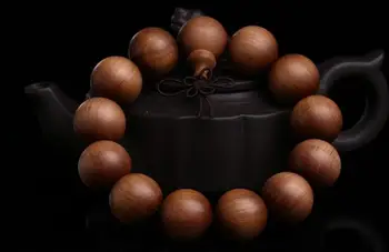 

New Shenshui India Laoshan sandalwood Buddha beads old material Shen Xiangmu men and women jewelry bracelet