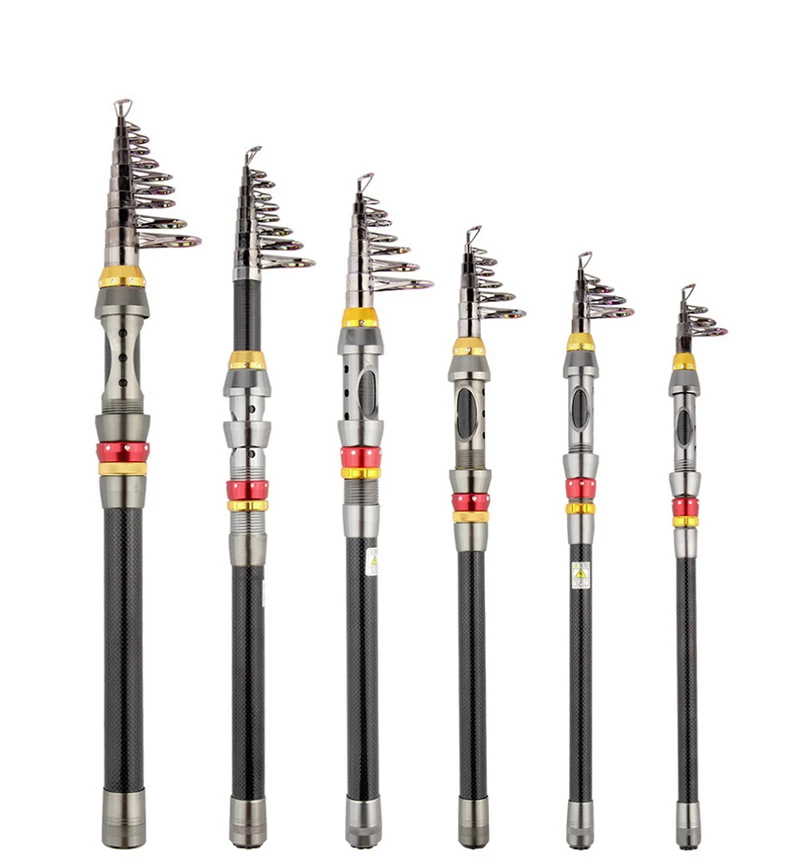 

2016 New arrivals1.8m-3.6m length top quality Ultralight carbon meatiral Multifunction Fishing rod