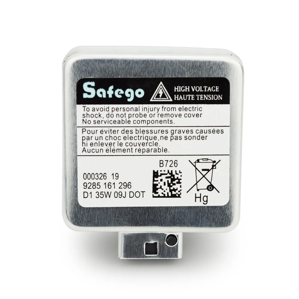 Safego D1S ксеноновая лампа металлический держатель 12 V 35 W D1S HID лампы света для авто фары 4300 K 6000 K 8000 K