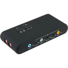 USB 2,0 Звуковая карта добавить на карты Cmi-6206 чипсет USB 7,1 Звуковая карта с SPDIF и USB Удлинительный кабель Дистанционное Пробуждение поддержка