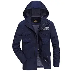 ZDJP JI PU 2018 мужская куртка размера плюс 4XL куртки для мужчин военные мужские осенние и зимние теплые кофты и пальто мужские