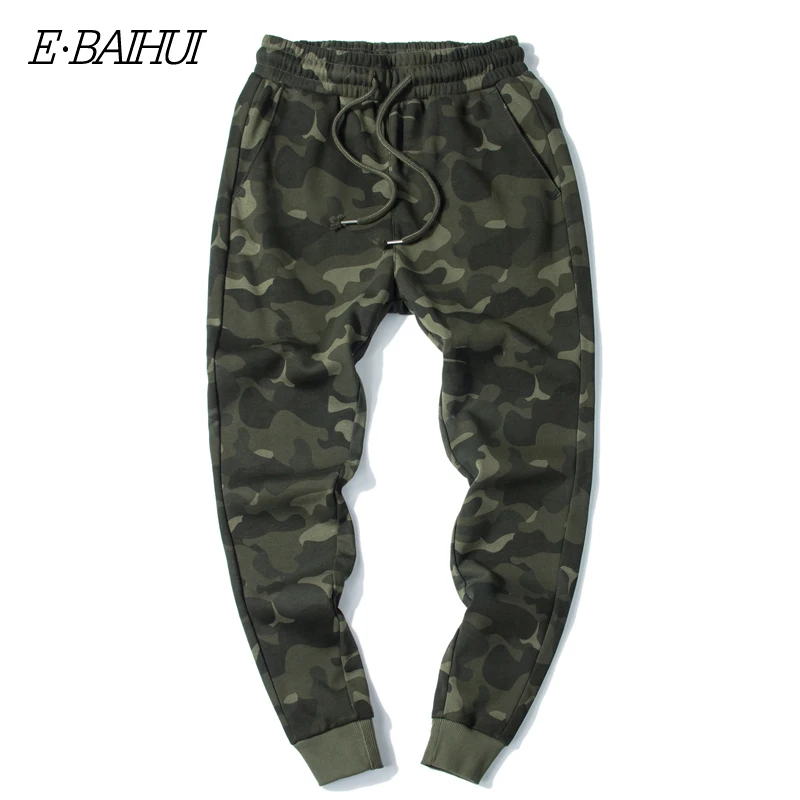 E-BAIHUI Для мужчин s брюки для девочек осень карандашный гаремный брюки мужские Камуфлированные штаны, милитари брюки для девочек свободные