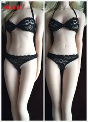 1/6 шкала женской Одежда для девочек модель игрушки черный Кружева нижнее белье для 12 ''PH Ht playtoy красивые женские фигурку куклы