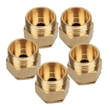 Сельскохозяйственный латунный туман распыляющие водные запотевающие части сопла 1/2 дюймовая Мужская нить упаковка из 5