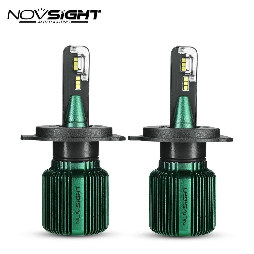 

NOVSIGHT CSP Chips Fanless LED H4 Car LED Headlight Bulbs 40W 10000LM 6500K Hi-Lo Beam Automobile Led Headlamp Car Light 12V 24V