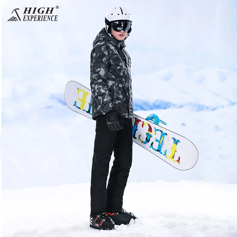 Большой опыт, мужской лыжный костюм, камуфляжный костюм для сноубординга для мужчин, зимние мужские куртки, зимние штаны, лыжный костюм, мужской теплый костюм для сноуборда,лыжный костюм мужской，куртка мужская зимняя