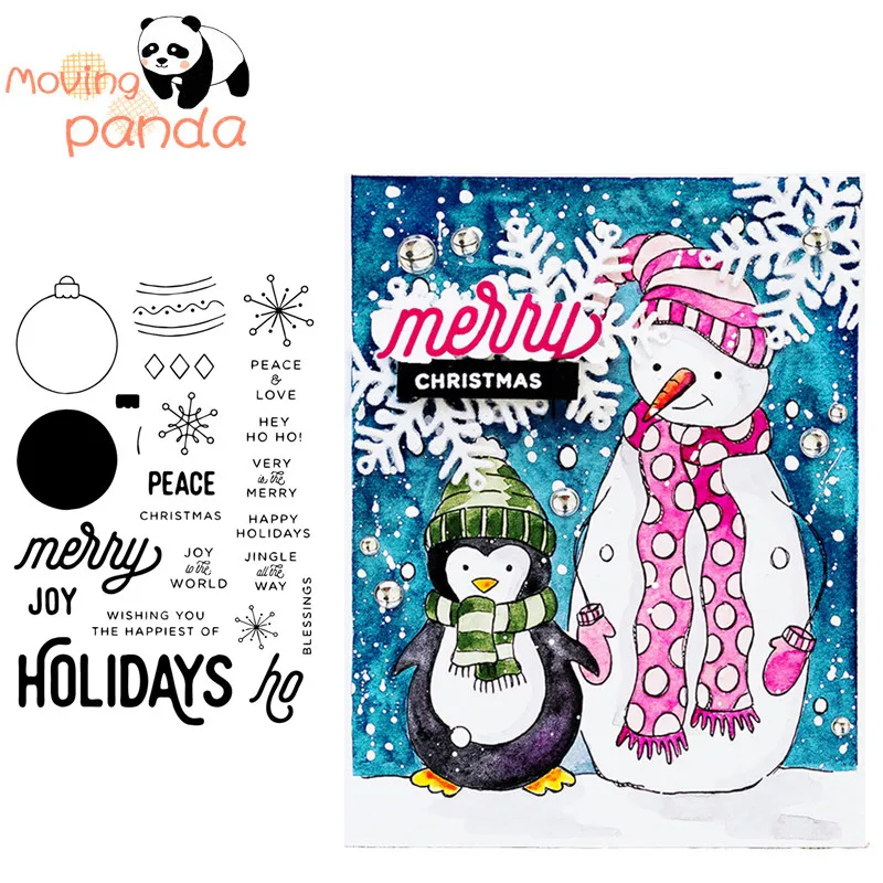 

Fun and Festive Transparent Clear Silicone Stamp/Seal for DIY scrapbooking/photo album Decorative clear stamp sheets