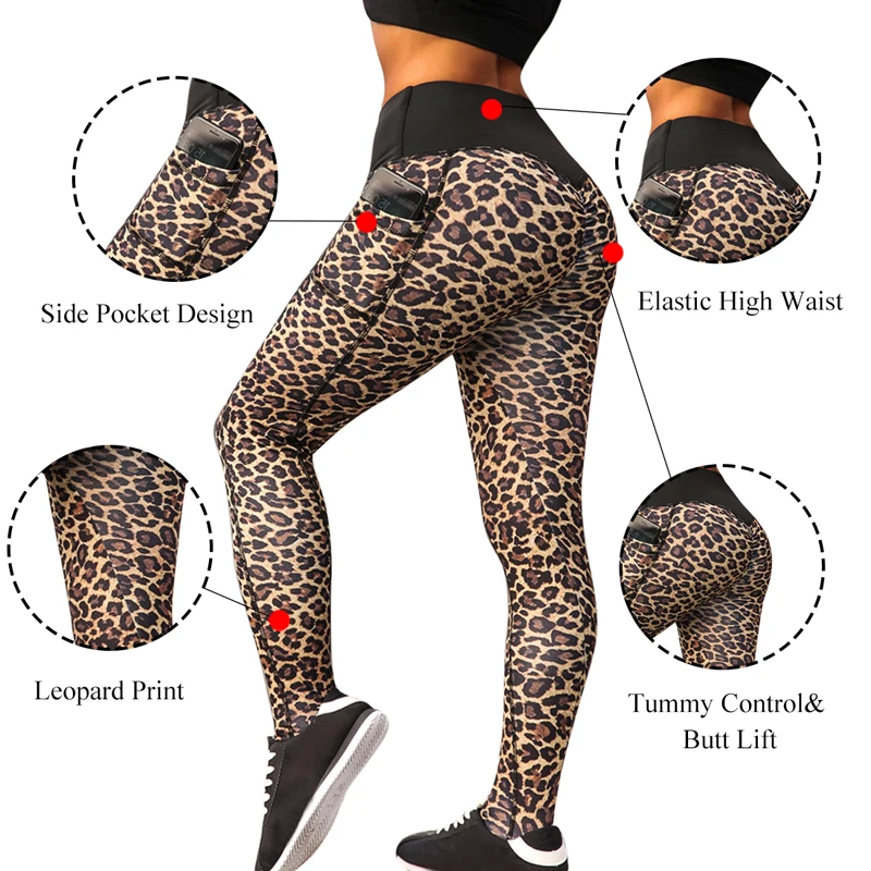 Sfit женские спортивные Леггинсы с высокой талией для йоги фитнеса штаны