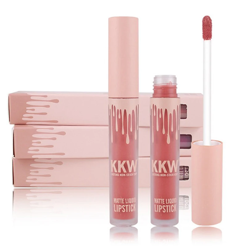 HOT 1pc Matte Lipstick Red Lip Long Lasting Liquid Lipstick Waterproof Mate Makeup Metallic Gloss Make Up Nude Lip Stick