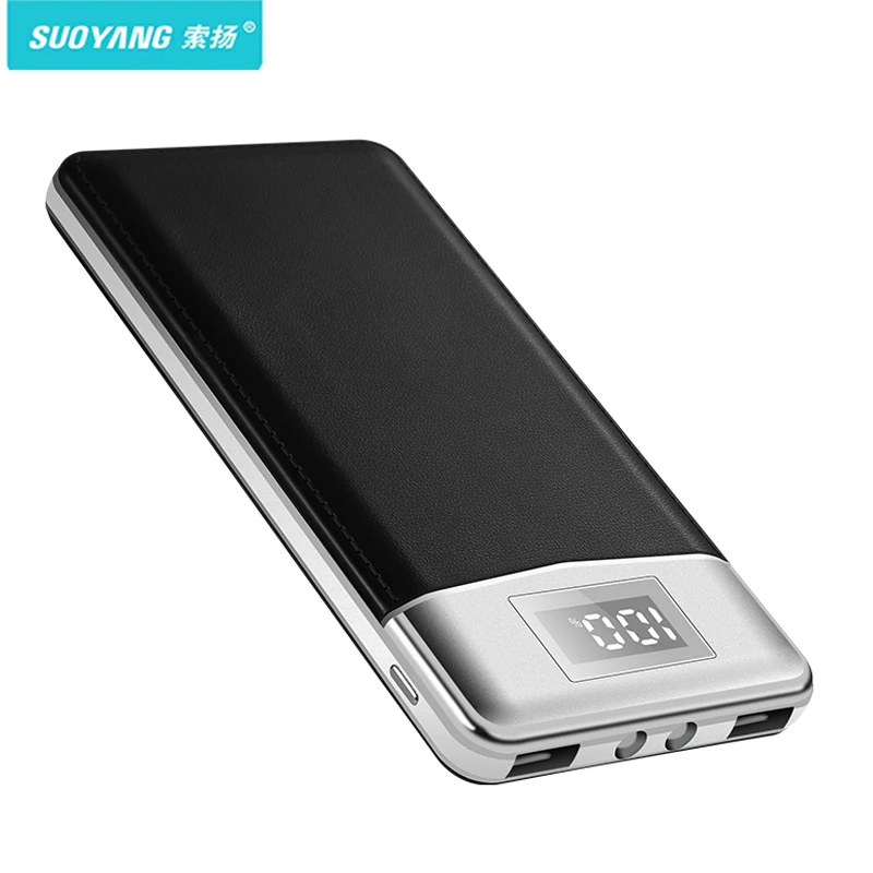 30000 мАч Мини Внешний аккумулятор повербанк 2 USB светодиодный power Bank портативный