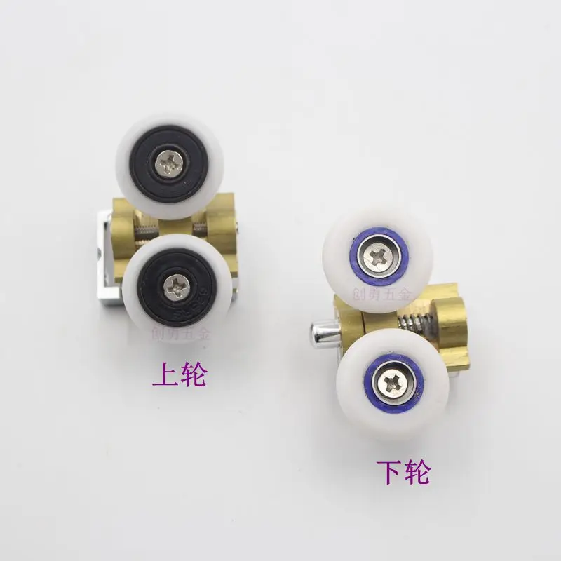 rolo deslizante cobre para porta rolos diametro polia do parte superior inferior 01