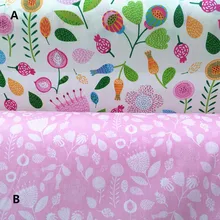 160 см* 50 см Одуванчик печатный хлопок ткань кровать льняные простыни подушка кукла ткань ремесла Лоскутная Ткань для шитья qulit ткани