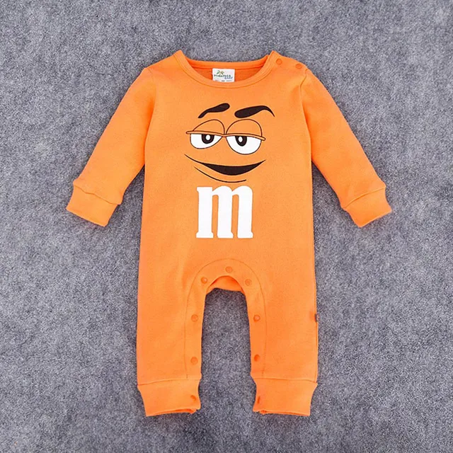 2017 Infant Clothes Autumn NewBorn Baby Rompers letter M Clothing Costumes Cartoon Funny Kids Jumpsuit New Born Boys Clothes - Image 3