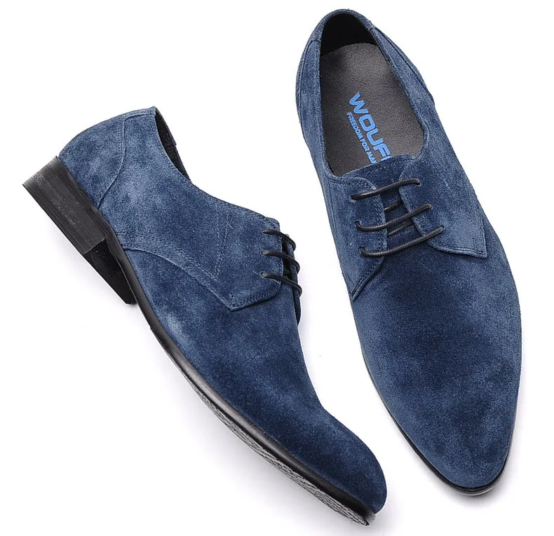 Camurça Lace-up Mens Sapatos Itália Estilo Casual