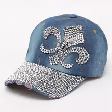 Модные женские бейсболки регулируемые для отдыха со стразами бейсболки винтажные джинсы бейсболка шапки кепки s уличные шляпы от солнца