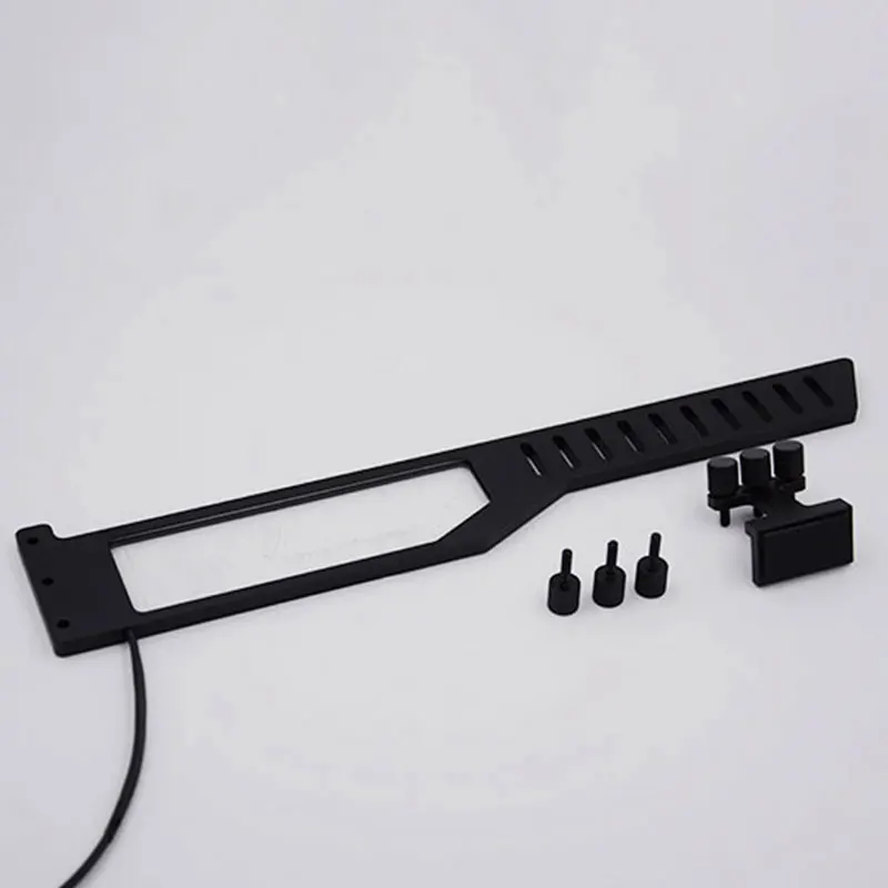  2018 Graphics Card L:300mm Stand RGB To AURA 3 pin+5V Color LED Bracket Anti-bending Jack Aluminum  - 32950417960