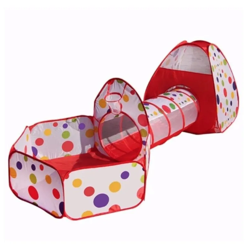 3 In 1 Kids Play Tent Tunnel Play House Children Baby Indoor Outdoor Toys tent for kids  kid tent indoor  kids ball pit