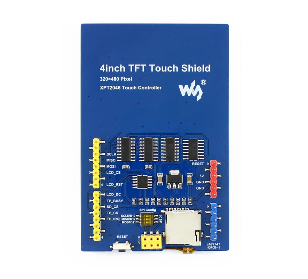 Waveshare 4 дюйма TFT сенсорный экран резистивный на тонкопленочных транзисторах