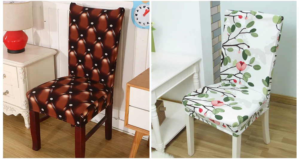 Stretch Chair Cover big elastic seat chair covers painting slipcovers Restaurant banquet hotel home decoration (9)