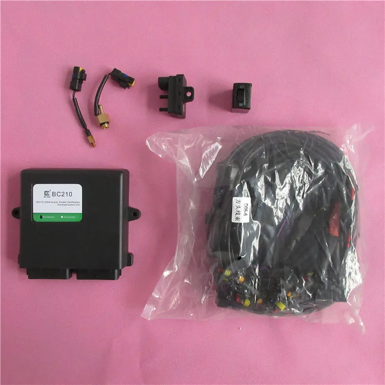 

ECU kits for Vehicle gas CNG LPG electronic control system D06 V6 BC210 computer vehicle oil to gas electric control refit kit