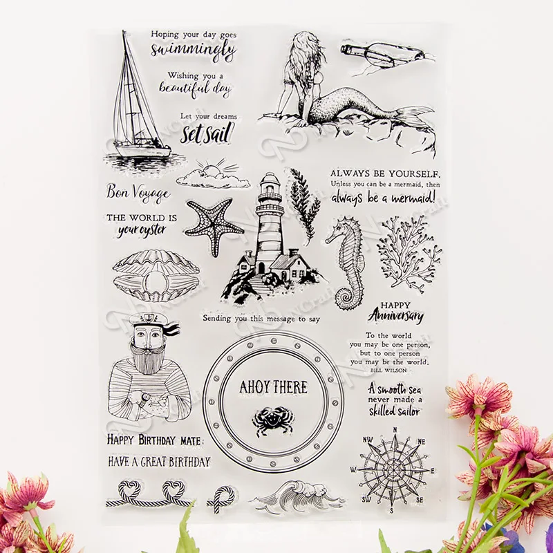 

Transparent Clear Silicone Stamp/Seal for DIY scrapbooking/photo album Decorative clear stamps