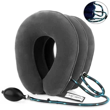 U Neck Pillow Air Inflatable Pillow Cervical Brace Neck Shoulder Pain Relax Support Massager Pillow Air Cushion Traction Soft цена U Neck Pillow Air Inflatable Pillow Cervical Brace Neck Shoulder Pain Relax Support Massager Pillow Air Cushion Traction Soft цены онлайн