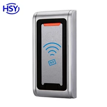 HSY IP68 водонепроницаемый терминал сбора данных металлический корпус 125 кГц EM ID или 13,56 МГц MF IC Устройство для считывания карточек контроля доступа с WG26 Выход