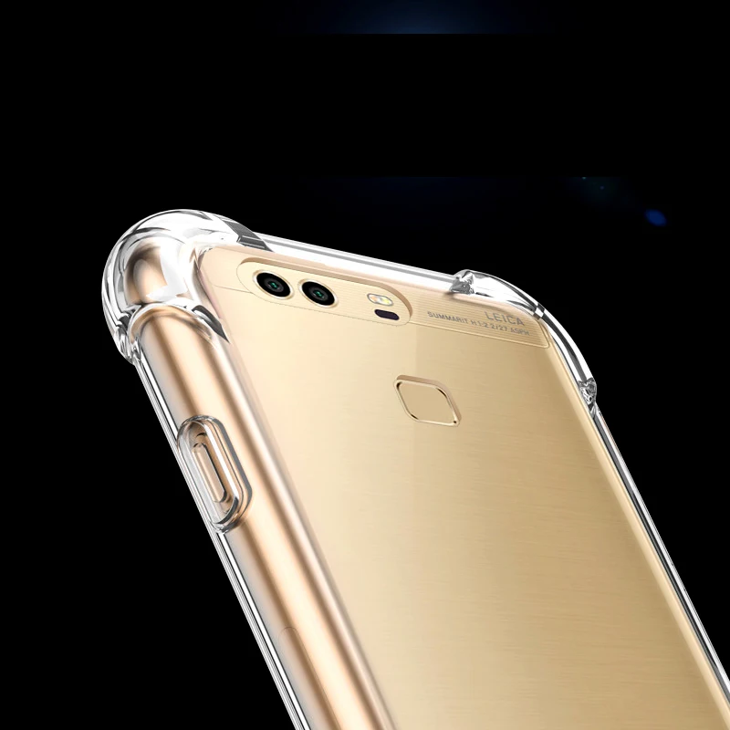 Jamular Airbag противоударный Прозрачный чехол для телефона Huawei P10 силиконовый