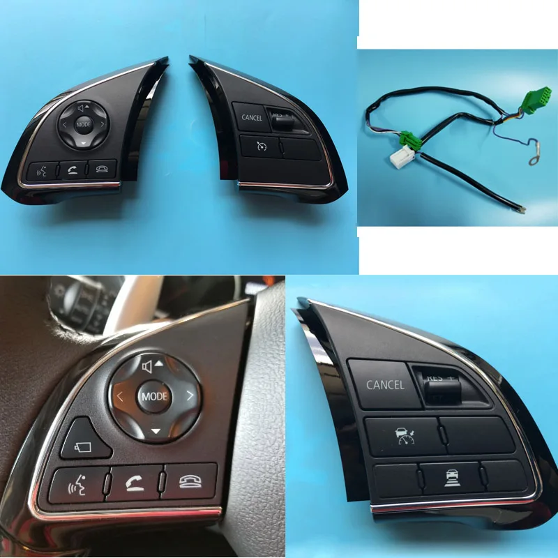 Переключатель круиз контроля на руль для Mitsubishi Outlander 13 15 2016 2018 Xpander|Рулевые колеса