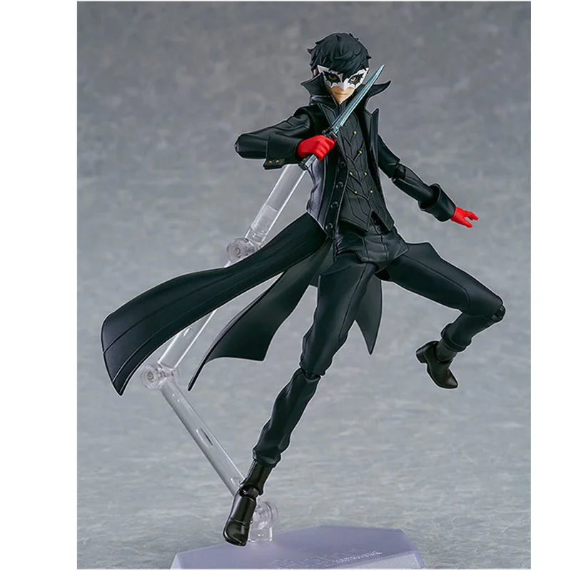 

Figma 363 Persona 5 Akira Kurusu Movable Joints Anime Figurine Dolls Toys PVC Action Figure Collection Model Toy with Mask H525