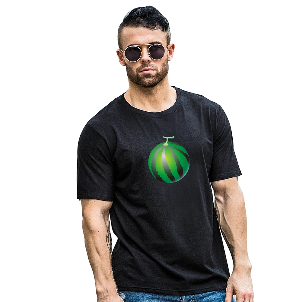 Fashion Men Watermelon Print Tee Shirt Short Sleeve Couple T shirt in