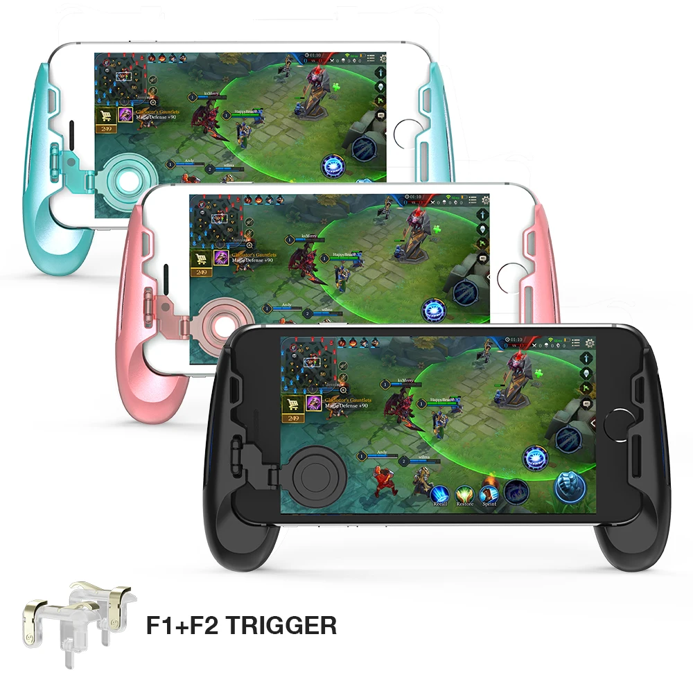 GameSir F1 Joystick Grip + F2 Trigger For Pubg Gamepad For Mobile Phone Game Controller L1R1 Shoote
