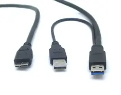 14275TW Acasis USB 3,0 Супер скорость 5 Гбит/с 2 шт. мужчина к Micro разъем адаптера корпуса для жёстких дисков случае Кабель удлинитель провода