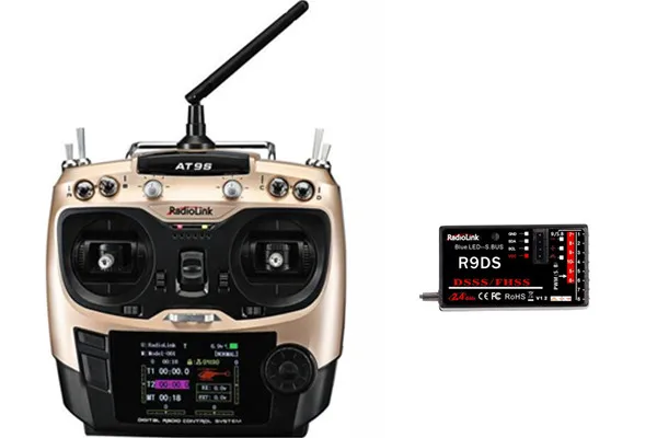 Радиолинк AT9S 2,4G 9CH система передатчик с R9DS приемник AT9 дистанционное управление обновление видения для квадрокоптера вертолета