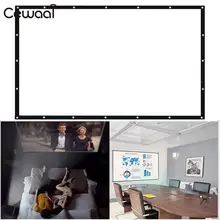 Проекционный экран портативный проектор занавес 16:9 складные фильмы проектор экран кино
