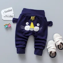 Повседневное детские, для малышей преддошкольного возраста; детские штаны с Одежда для детей; малышей; девочек и мальчиков комплекты детской одежды с изображением Уточки из мультфильма с принтом "Свинка Пеппа" печать твердых брюки PP