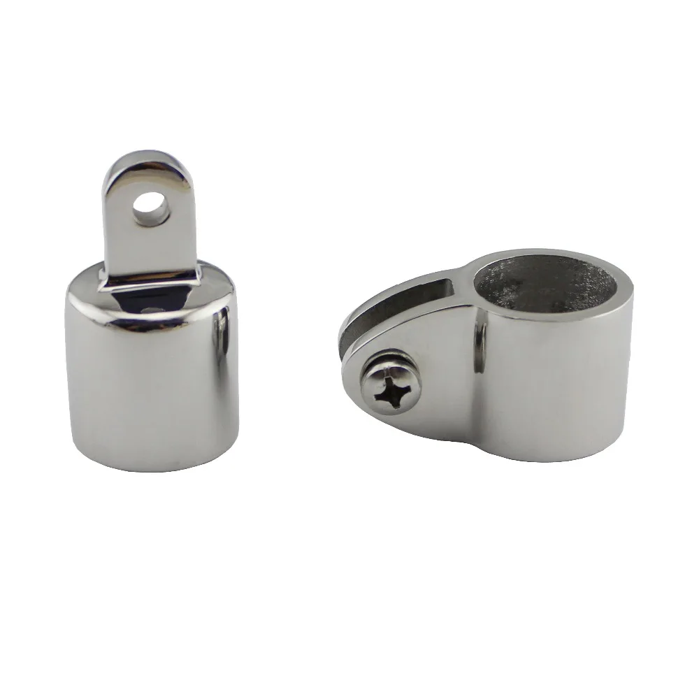 

2Pcs 316 Stainless Steel Deck Hinge Boat Bimini Top Fitting