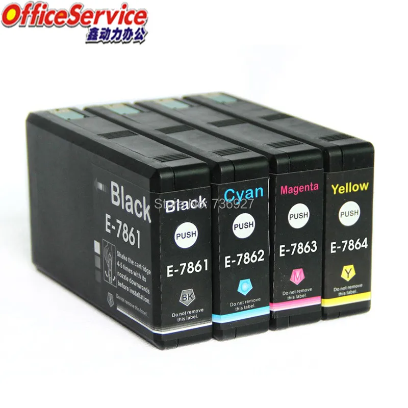 4X T786 T7861 к T7864 совместимый чернильный картридж для Epson WorkForce Pro WF 4630 4640 5110 5190 5620 5690
