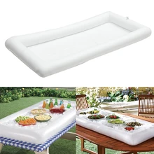 ПВХ надувной, пивной стол для бильярда поплавок Летние Водные вечерние матрас бар обслуживания салат-буфет льда сумка-холодильник стол для напитков