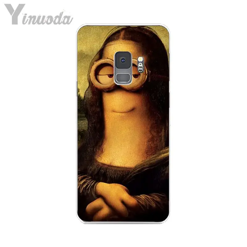 Van Gogh Mona Lisa Funny Art Girl with a pear earing