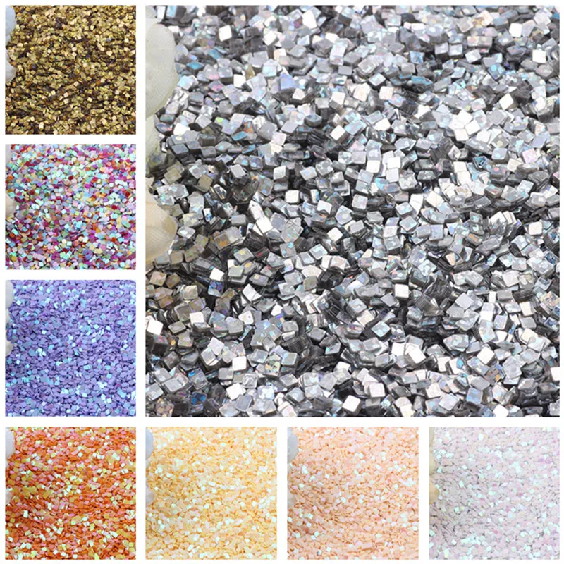 

10g/bag Ultra-thin Glitter 2mm Square Sequin PVC Loose Sequins Paillettes for Party Crafts DIY Nail Arts Wedding Decor Confetti