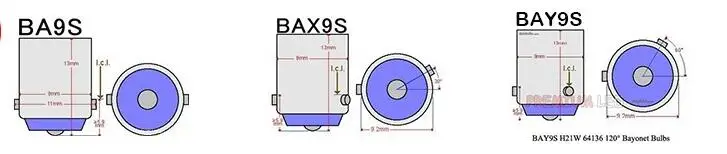 5x Авто BA9S Bax9s BAY9S Led T4W Клин W5W 3030 чип-диод лампочка светодиодное освещение интерьерная лампа T2W T3W H5W парковка DRL Фонарь освещения номерного знака