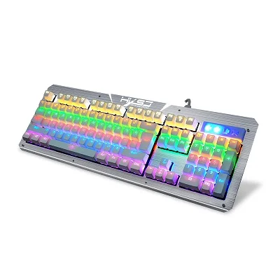 Механическая игровая клавиатура с подсветкой Outemu синие переключатели sa keycap led RGB подсветка для ПК Компьютерная клавиатура эргономичная - Цвет: White