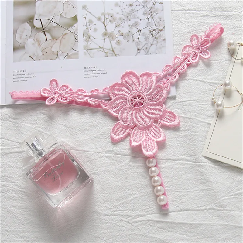 New Women Thongs And G Strings Sexy Open Crotchless Panties Womens Lace Briefs With Beads Women Sexy Knickers Open Crotch 29 (11)