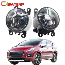 Cawanerl для Peugeot 3008 MPV 2009-2013 H11 100 Вт Аксессуары для автомобильного освещения галогенные туман свет дневных Бег лампы ДРЛ 12 В 2 шт.
