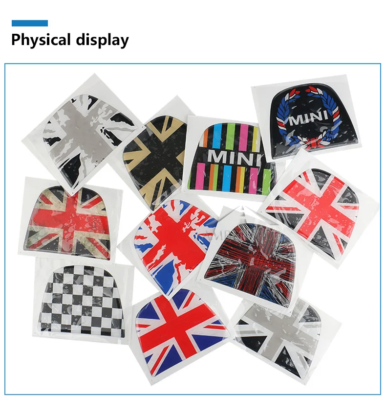 3D Car Interior Roof Reading Light Stickers Covers for Mini Cooper F56 F55 F54 F60 Countryman Accessories Car Styling (5)