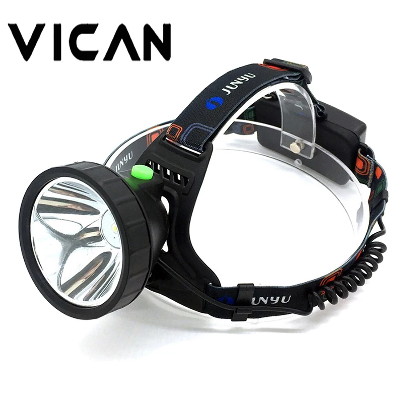 

LED headlight rechargeable 10W 1000 lumens aluminium xml t6 led ABS headlamp
