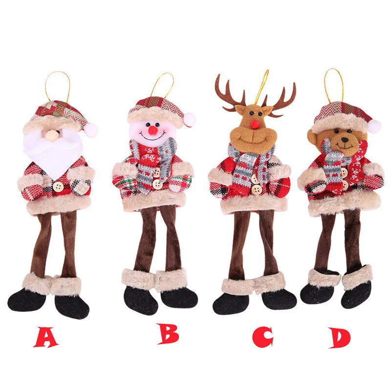  1 pcs Christmas Decoration Pendant Xmas Santa Claus Gifts Home Decor Ornament Wall Decor for home 2018 new arrival #3o25 (1)