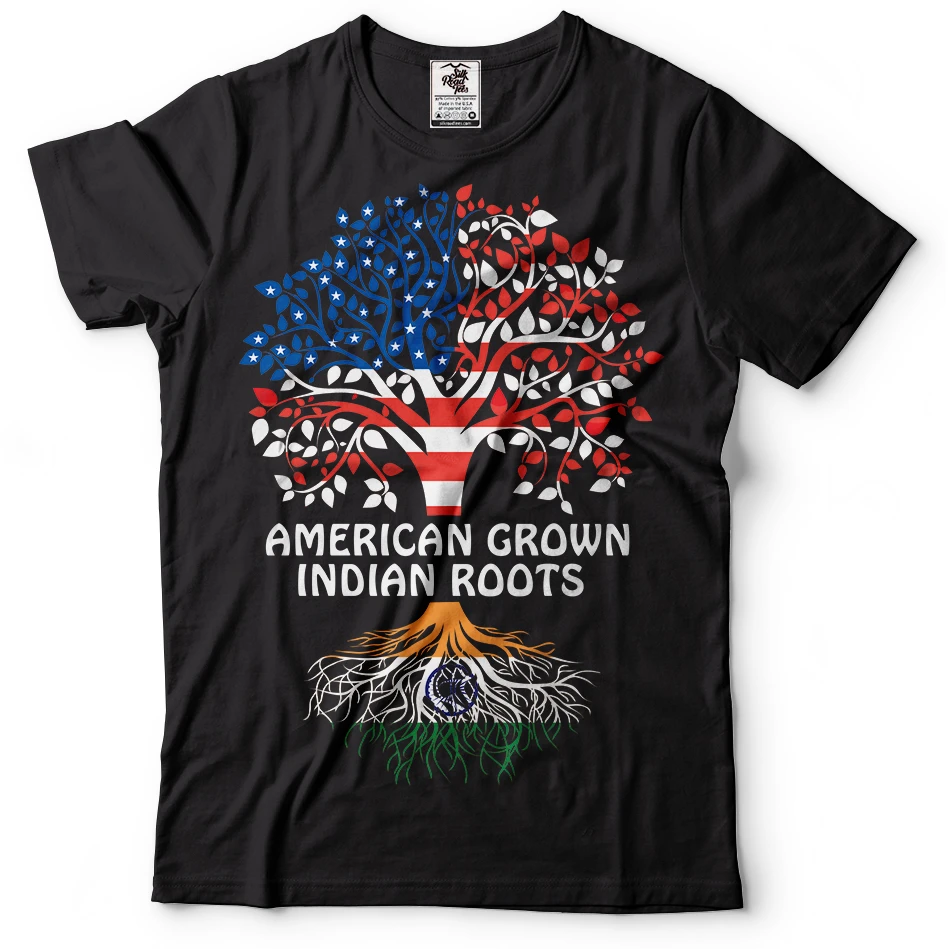 India T-Shirt Indian Roots Diaspora Patriotic Tee Shirt